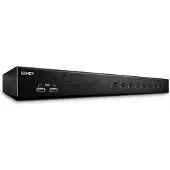 Lindy DVI-I Single Link, USB 2.0 Audio Switch KVM Pro 8 ports, Commutateur KVM, Noir