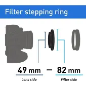 Kenko Bague Stepping 49 mm - 82 mm