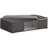 vidaXL : Boîtes de rangement avec fenêtre transparente sur le côté, lot de 2, 50,4 L