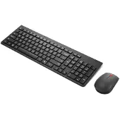 Lenovo 4X31R64484, Taille réelle (100%), Sans fil, Sans fil RF, Interrupteur à ciseaux, Noir, Souris incluse