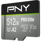 PNY MicroSDHC Pro Elite 512 Go 100 Mo/s