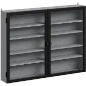 SoBuy Vitrine Murale Gris 80x12x60 cm