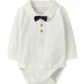 Name it Barboteuse / body 'NBMNOLLER' bleu marine / blanc cassé