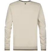 Petrol Industries Sweat-shirt beige / noir