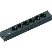 Bachmann CONNECT LINE - Stromverteilungseinheit - Ausgangsanschlüsse: 6 - 2 m (420.0018)