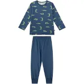 Sanetta Pyjama saphir / vert pastel