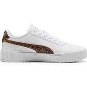 Puma Baskets basses 'Carina 3.0' marron / brun foncé / blanc