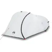 vidaXL Tente de camping dôme 4 personnes blanche foncée étanche à l'eau