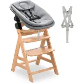 Hauck Chaise Haute Alpha Newborn Set Pro - Nature