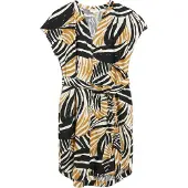 s.Oliver Robe miel / noir / blanc