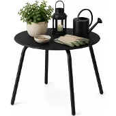 Ambiance Table ronde en acier pour terrasse RONDO, Ø 50 cm