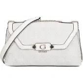 GUESS Sac bandoulière 'Lindsey' beige / blanc