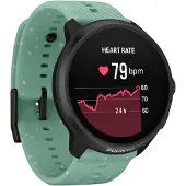 Suunto Montre connectée Run 2 4 Go Bluetooth Noir avec bracelet Vert aloe