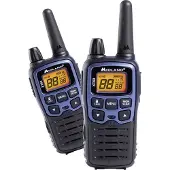 Midland XT60 Émetteur-récepteur 24 canaux 446 MHz Batteries rechargeables noires et bleues