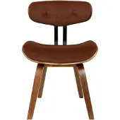 Dutchbone Chaise Blackwood, couleur noyer brun