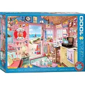 Eurographics Puzzle Chalet à la plage - Ray Powers - 1000 pièces