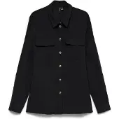 Vero Moda Elliot Long Sleeve Shirt Noir L Femme