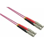 Roline LWL-Kabel duplex 50/125µm OM4, LSH/LSH, LSOH, violett, 5 m (21.15.9495)