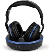 Meliconi HP COMFORT écouteur/casque Écouteurs Sans fil Arceau Musique Noir, Bleu