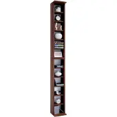 VCM Bois CD DVD Stand Rangement Étagère sur pied Bibliothèque Déco Étagère Bigol Bois CD DVD Stand Rangement Étagère sur pied Bibliothèque Déco Étagère Bigol