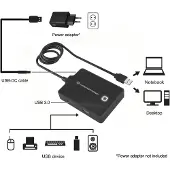 Conceptronic Hub Usb 2.0-3.0 90 Cm