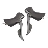 Shimano Sora St-r3000-pa Brake Lever Set With Shifter Argenté 2x9s