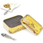 Balvi - Set de 2 moulins sel et poivre en métal et céramique