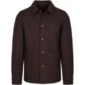 Suitable Surchemise Laine Bouclée Marron
