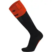 Lenz - Chaussettes de ski chauffantes - Heat Sock 7.1 Toe Cap Black/Red - Taille 42-44 - Noir