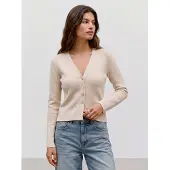 Vero Moda Cardigan 'VMMille' crème