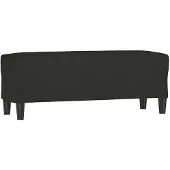 vidaXL Banc Noir 100x35x41 cm Tissu
