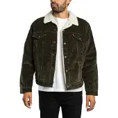 Levi's Veste mi-saison 'Type III Sherpa Trucker' olive