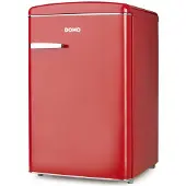 Domo Retro lednice bez mrazáku - červená - DO91703R, Objem: 120 l *, Třída: D