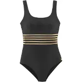 LASCANA Maillot de bain beige foncé / or / noir