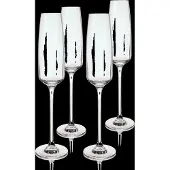 Viski Reserve Julien champagneglas - Kristal - 175ml - 4 stuks (11379), Verres à vin, Transparent