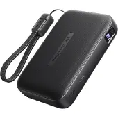Iniu PB Pocket Neo 20kmAh USB 2C+A+Cbl dragonne C/C Bk