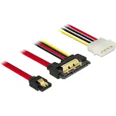 DeLOCK SATA câble - 7-pin SATA femelle vers 4-pin Molex mâle