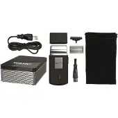 Wahl 03615-1016 rasoir pour homme Rasoir à grille Tondeuse Noir, Argent