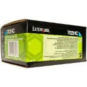 Lexmark 70C2HC0 (702HC) - Cyan - Toner - Grande capacité