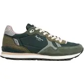 Pepe Jeans Brit League Trainers Vert EU 41 Homme