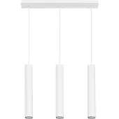 Licht-Erlebnisse Lustre EYE blanc 3xGU10x10W en métal, dimensions : 130 x 6,5 x 62 cm, IP20, Nowodvorski Lighting