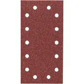 Bosch 2608605316 10 Feuilles Abrasives Pour Ponceuses Vibrantes 115 X 230 Mm 14 Trous Grain 60