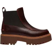 Timberland pour femme. TB0A5TGPEIW1 Bottines en cuir Chelsea Stone Street bordeaux (39.5 W), 1 à 3 cm, Aucun, Casuel, Grenat