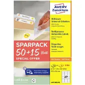 Avery-Zweckform Étiquettes universelles