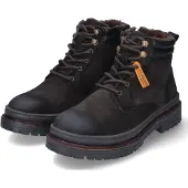 Dockers Bottines à lacets bleu marine / chocolat