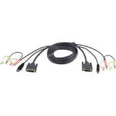 Aten 2L-7D02U - câble vidéo / USB / audio - 1.8 m