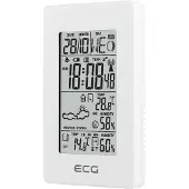 Ecg MS 100 blanc / station de mesure / 3x piles AAA, Station météo, Blanc