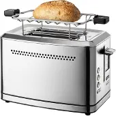 Solis Toaster Flex 2 Schlitze mit Brötchenaufsatz (Typ 8004) 302961