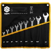 TRIZERATOP Jeu de clés à douille de 1/4" à 3/4", 9 pièces