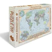 Artglob Puzzle 200 Carte du monde politique